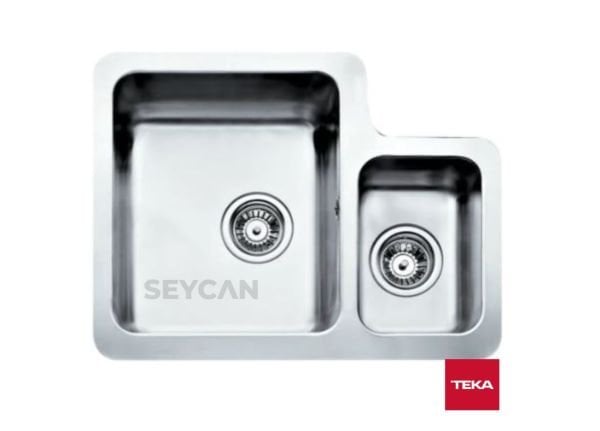 Teka Stage BE 1¹/2 B 625 Parlak Yüzey Çelik Evye