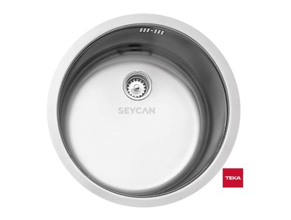 Teka BE ROUND 1B Mat Yüzey Çelik Evye