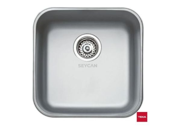 Teka BE 400.350 1B Parlak Yüzey Çelik Evye