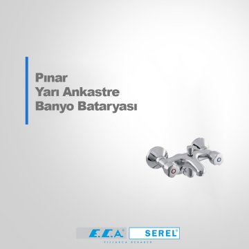 ECA Pınar Yarı Ankastre Banyo Bataryası 2102102300
