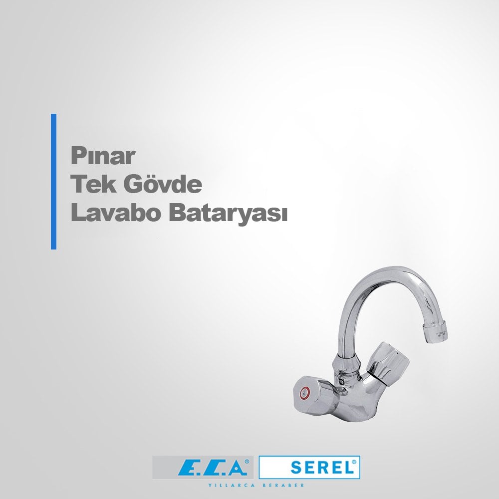 ECA Pınar Tek Gövde Lavabo Bataryası 2102108555
