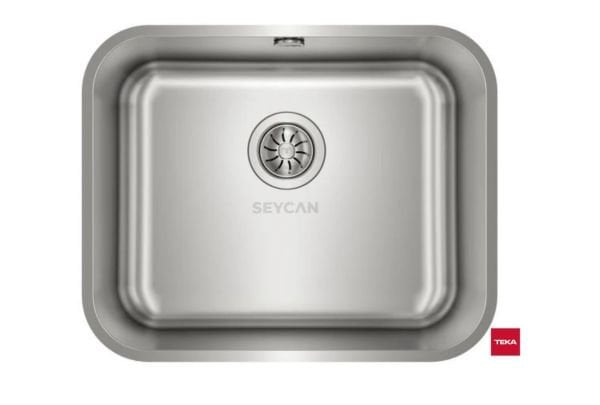 Teka BE 50.40 PLUS 1B Parlak Yüzey Çelik Evye