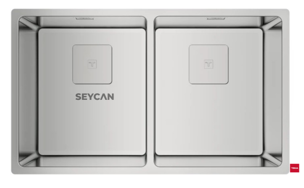 Teka Flexlınea RS15 2B 740 Parlak Yüzey Çelik Evye