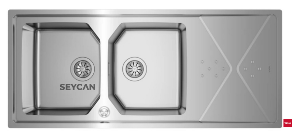 Teka Brooklyn 80 M-XP Parlak Yüzey Çelik Evye