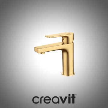 Creavit Sharp Gold Basin Mixer