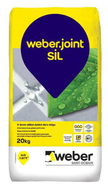 Weber Joint Sil Silikonlu Fuga Siyah 20 KG