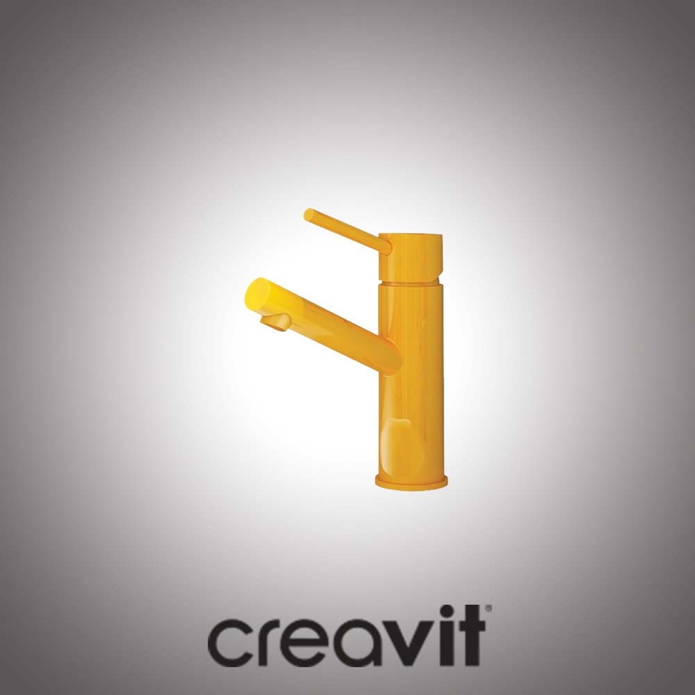 Creavit Ducky Ficus Lavabo Bataryası Sarı Renk