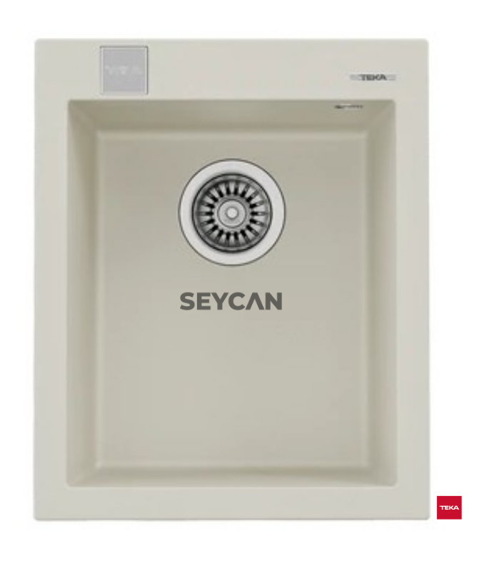 Teka Forsquare 34.40 TG Parlak Krem Tegranite Evye