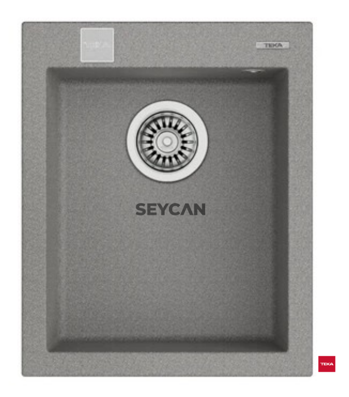 Teka Forsquare 34.40 TG Stone Grey Tegranite Evye