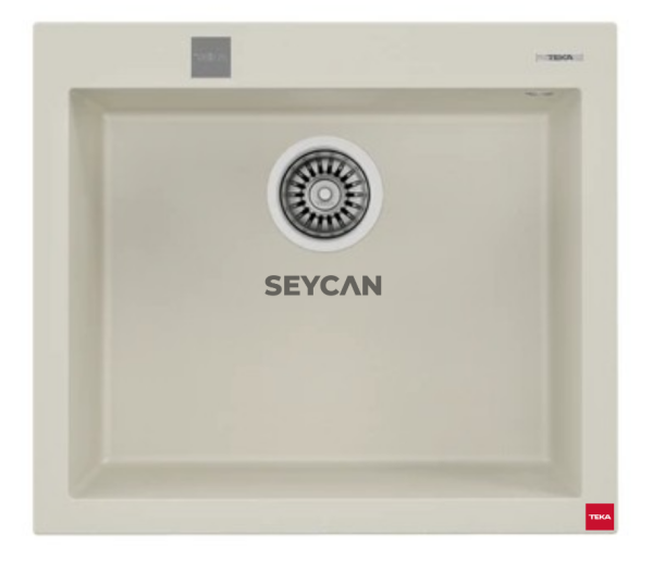 Teka Forsquare 50.40 TG Parlak Krem Tegranite Evye