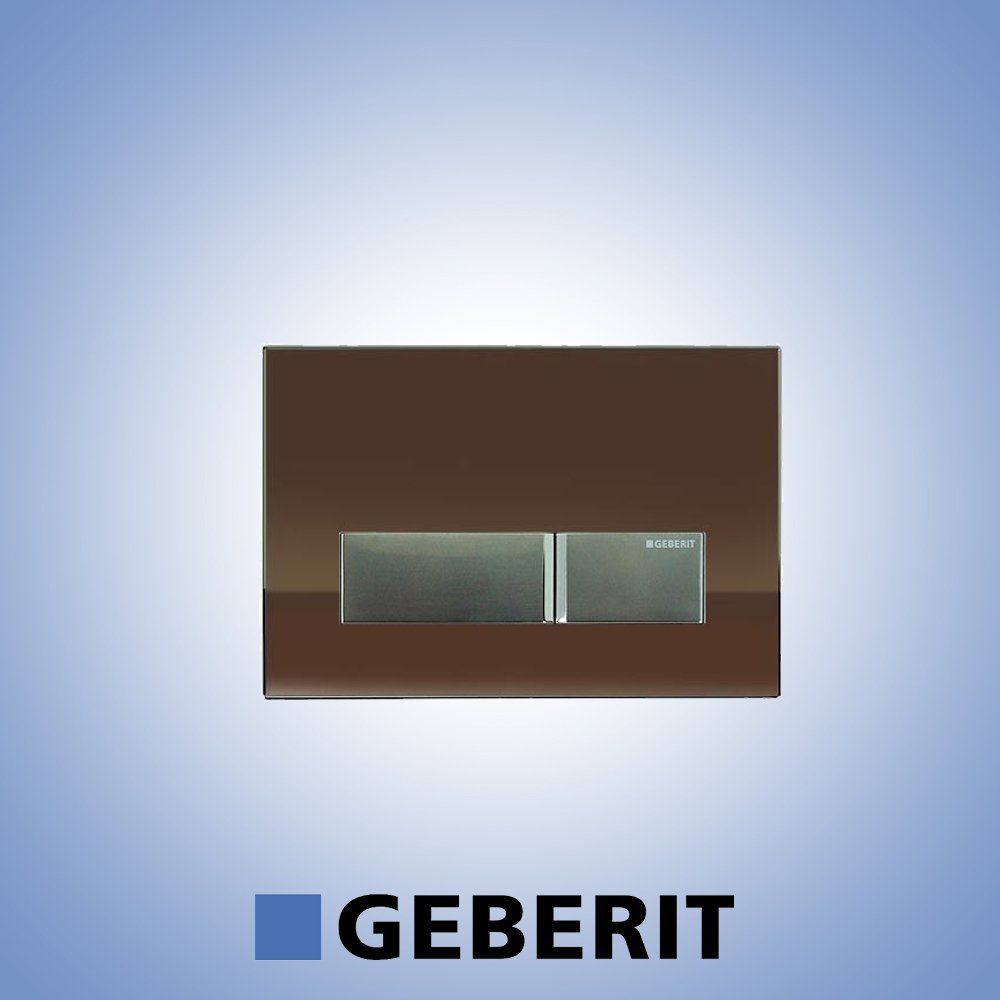 GEBERİT SİGMA40 KUMANDA KAPAĞI UMBRA CAM/ALÜMİNYUM