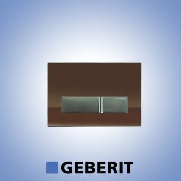 GEBERİT SİGMA40 KUMANDA KAPAĞI UMBRA CAM/ALÜMİNYUM