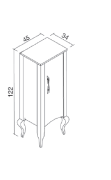 Orka Lares Boy Dolabı