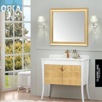 Orka Shine 120 cm Banyo Dolabı