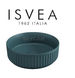 İsvea Ion Tezgah Üstü Lavabo 36 cm Petrol Yeşili