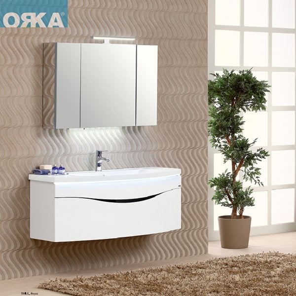 Orka Smile 100 cm Banyo Dolabı
