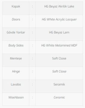 Golden 100 V4 Banyo Dolabı