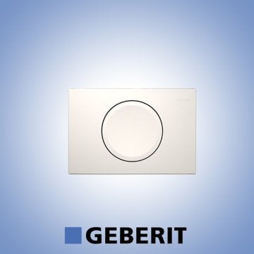GEBERİT DELTA 11 TEK KADEMELİ BEYAZ KUMANDA KAPAĞI