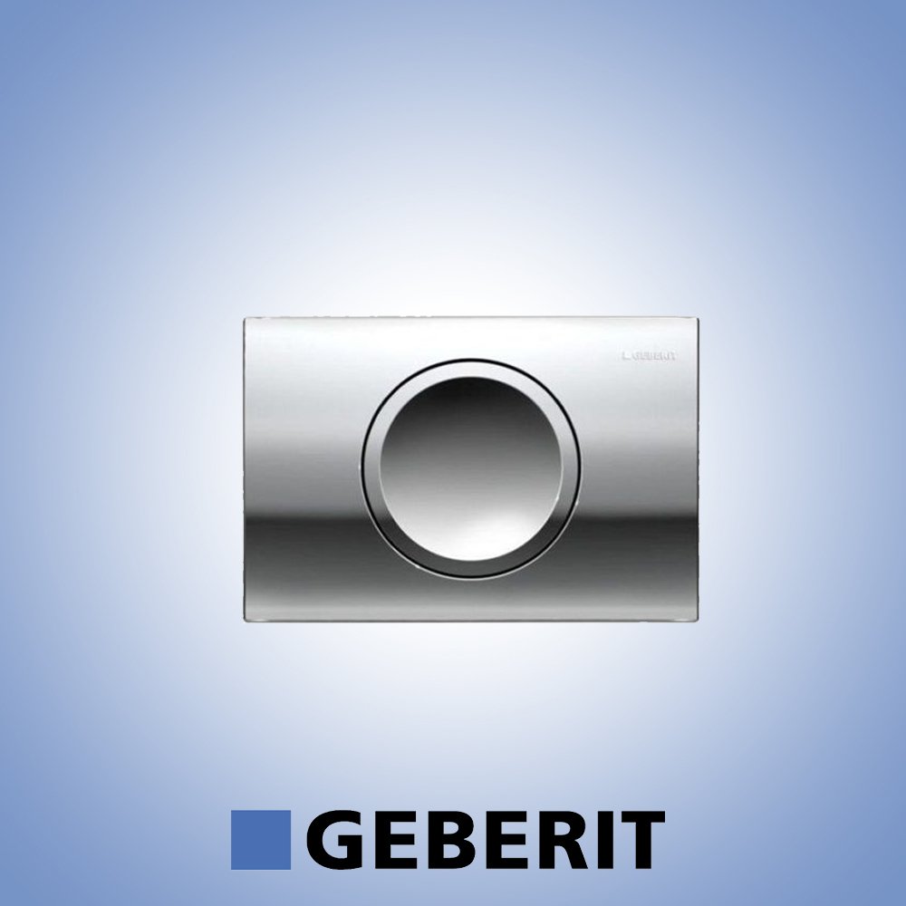 GEBERİT DELTA 11 TEK KADEMELİ PARLAK KROM KUMANDA KAPAĞI 115.120.21.1