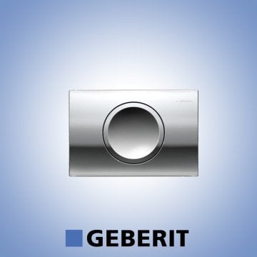 GEBERİT DELTA 11 TEK KADEMELİ PARLAK KROM KUMANDA KAPAĞI 115.120.21.1