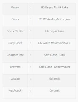 Sultani 100 S1 Banyo Dolabı