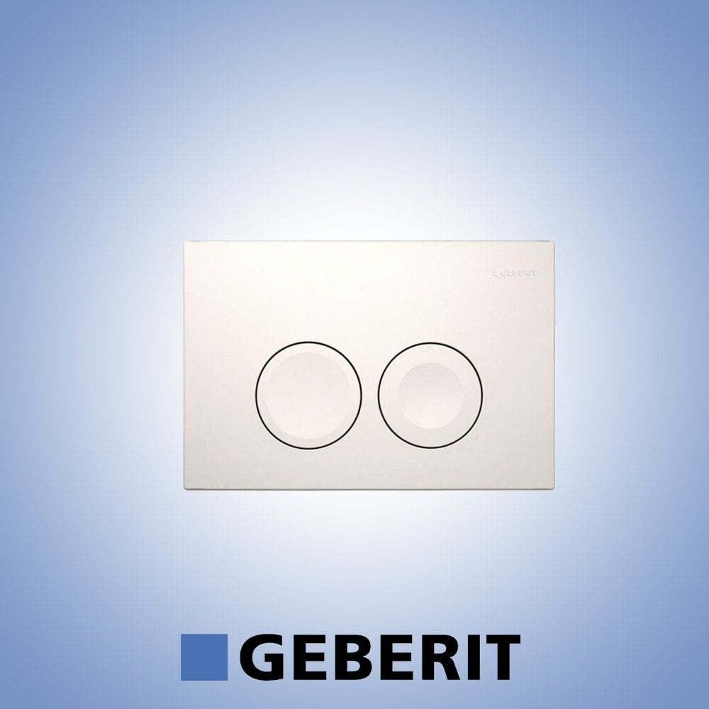 GEBERİT DELTA 21 TEK KADEMELİ BEYAZ KUMANDA KAPAĞI