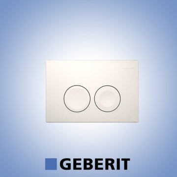 GEBERİT DELTA 21 TEK KADEMELİ BEYAZ KUMANDA KAPAĞI