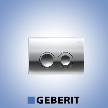 GEBERİT DELTA 21 TEK KADEMELİ PARLAK KROM KUMANDA KAPAĞI