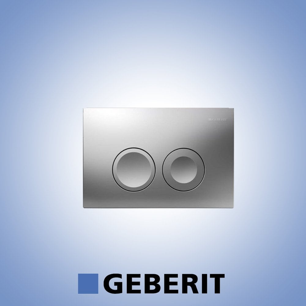 GEBERİT DELTA 21 TEK KADEMELİ MAT KROM KUMANDA KAPAĞI