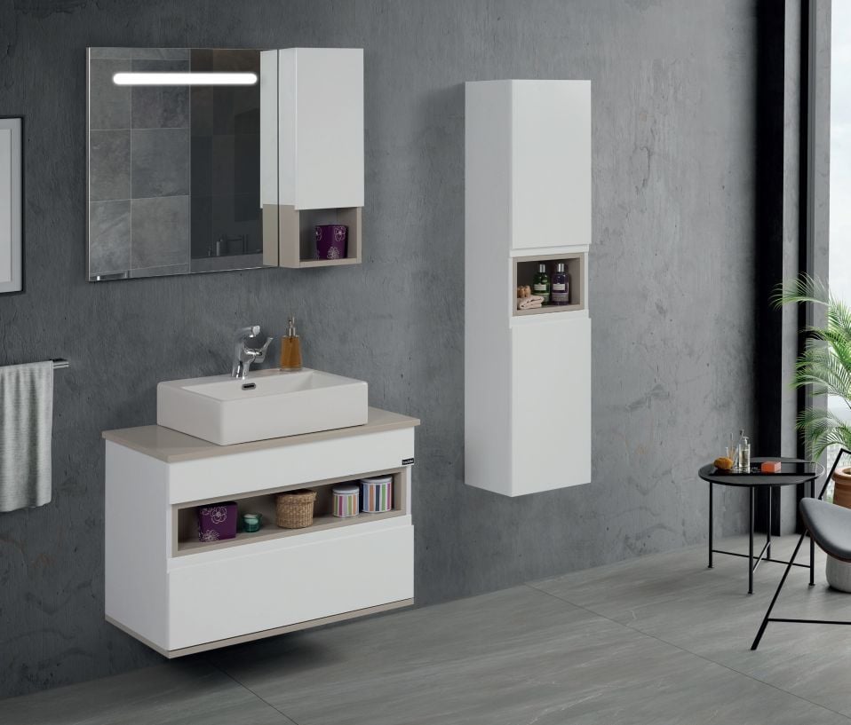 Badella Vital 85 D2 C1 Banyo Dolabı