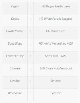 Sultani 60 S1 Banyo Dolabı