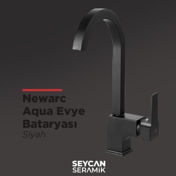 Newarc Aqua Eviye Bataryası Siyah