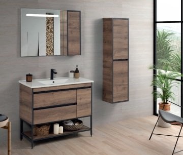 Badella Stella 100 D1 C1 Banyo Dolabı