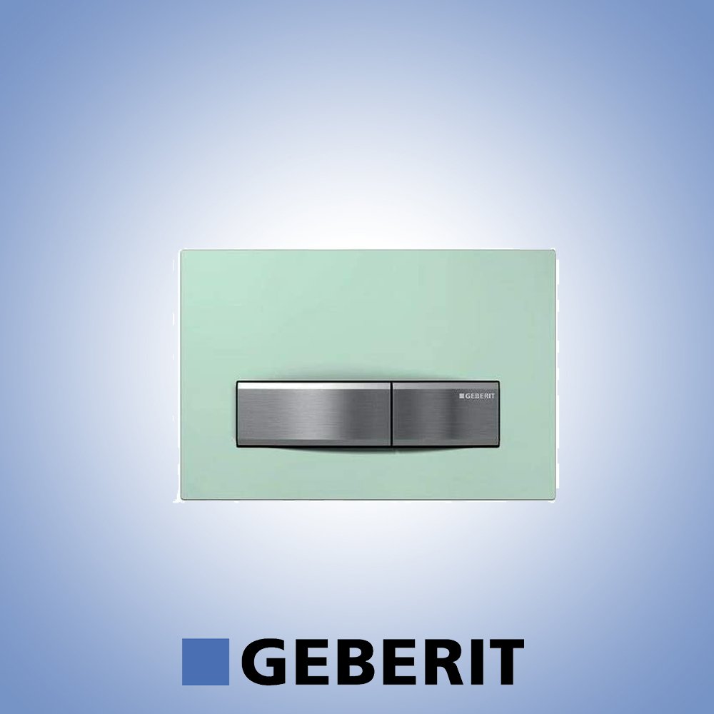GEBERIT SIGMA50 SATIN GREEN CONTROL COVER