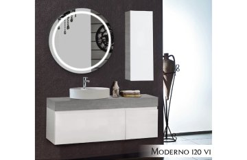 Moderno 120 V1 Banyo Dolabı