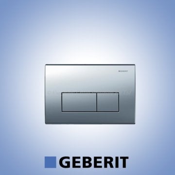 GEBERIT KAPPA50 (METAL) MATTE CHROME CONTROL COVER 115.260.46.1