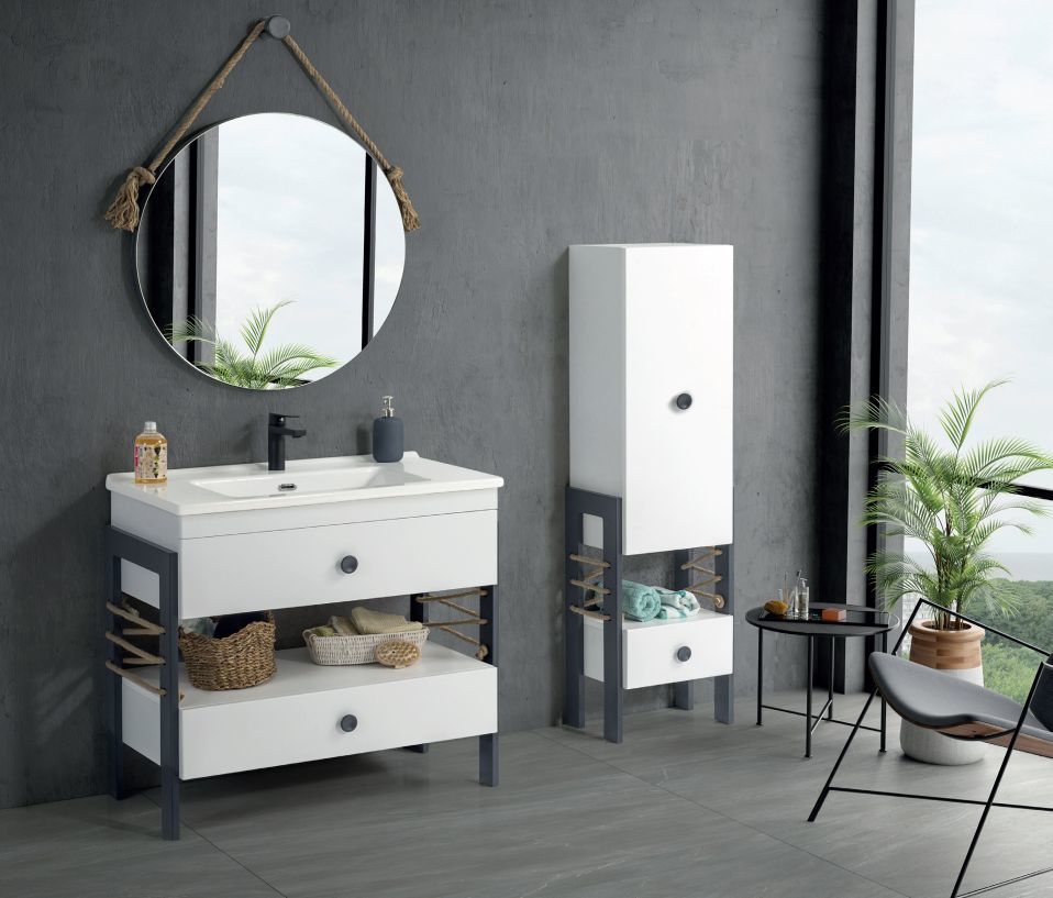 Badella Meloni 85 D1 C2 Banyo Dolabı