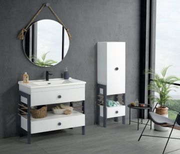 Badella Meloni 85 D1 C2 Banyo Dolabı