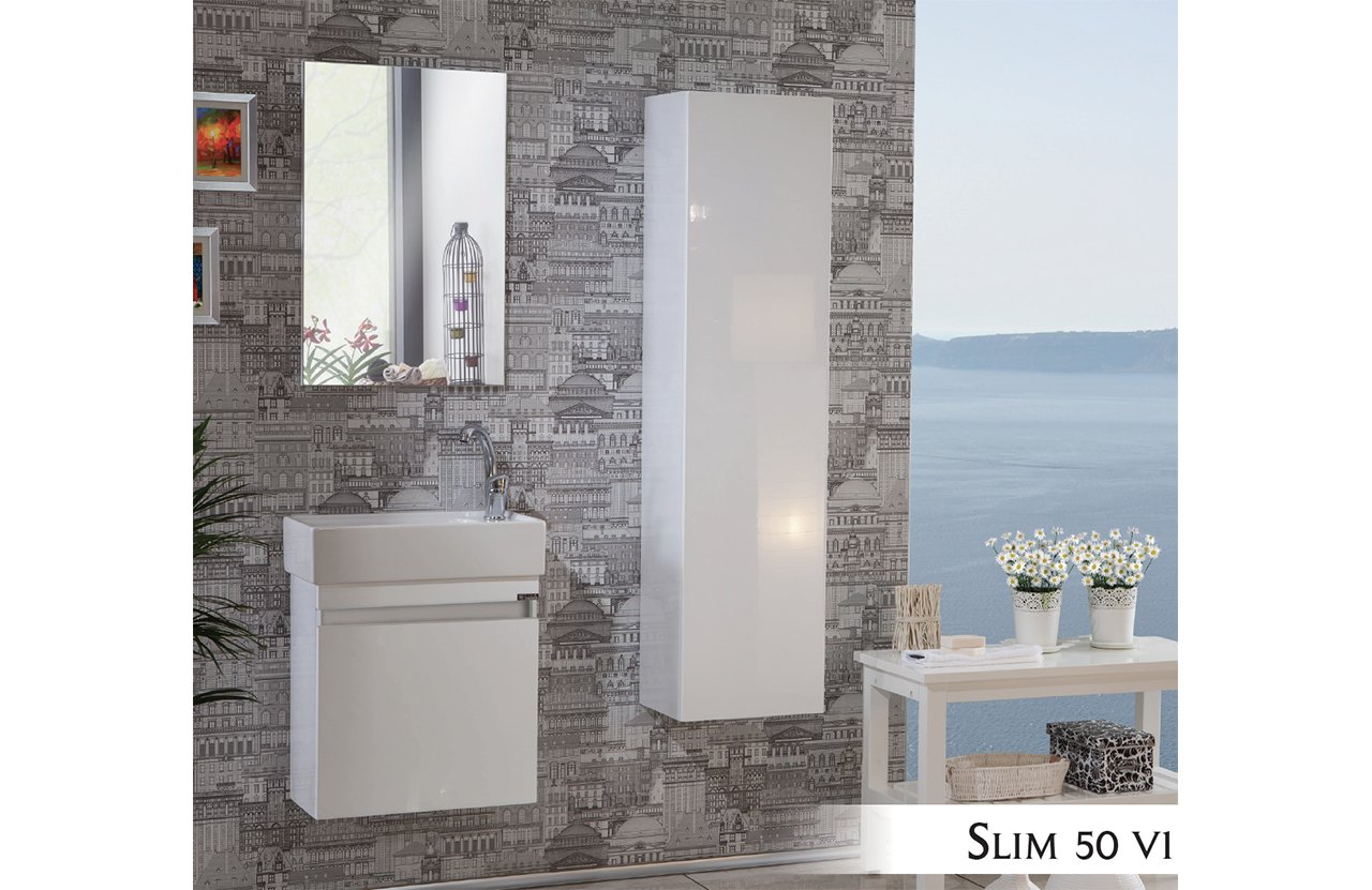 Slim 50 V1 Banyo Dolabı
