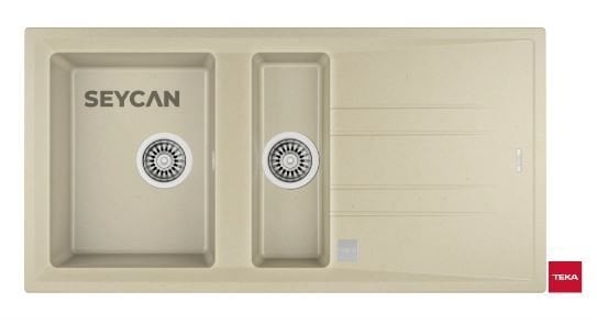 Teka Stone 60 B-TG Bej Tegranite Evye