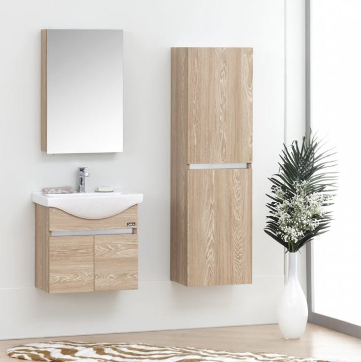 Orka Banyo Bronze Collection Dinar 55 cm Banyo Dolabı