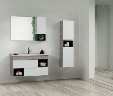 Badella Karasu 100 D1 C1 Banyo Dolabı