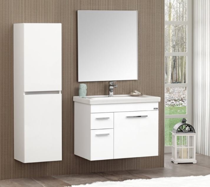 Orka Banyo Bronze Collection Enez 80 cm Banyo Dolabı