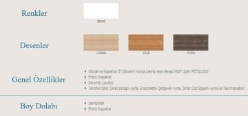 Orka Banyo Bronze Collection Enez 50 cm Banyo Dolabı