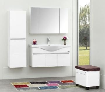 Orka Banyo Bronze Collection Dinar 100 cm Banyo Dolabı