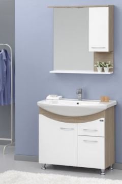 Orka Banyo Bronze Collection Ürgüp 90 cm Banyo Dolabı