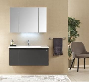 Orka Banyo Silver Collection Likya 80 cm Banyo Dolabı