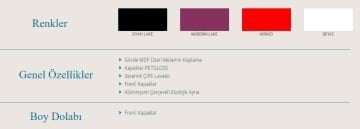 Orka Banyo Silver Collection Terme 120 cm Banyo Dolabı