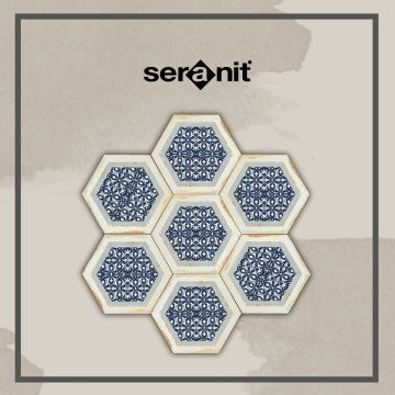 Seranit Nikea Çini Mat Dekor 20x23.2