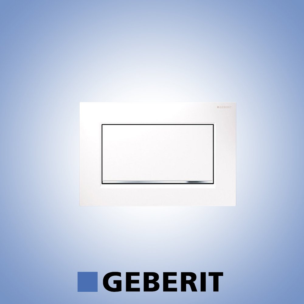 Geberit Sigma 30 Kumanda Kapağı Beyaz/Parlak/Beyaz